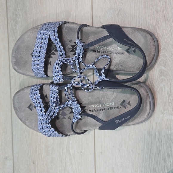 Skechers Women Reggae Slim Outdoor Sandals Flats shoes sz 8 - Picture 8 of 12